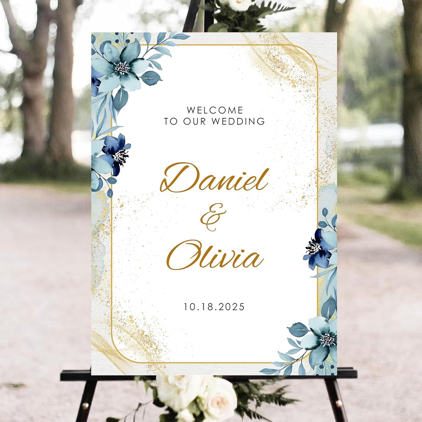 Personalized Wedding Welcome Sign, Welcome Wedding Sign, Welcome To Our Wedding Sign, Wedding Signs For Reception, Custom Wedding Welcome Sign Board, Wedding Signs, Welcome Wedding Outdoor Sign #10