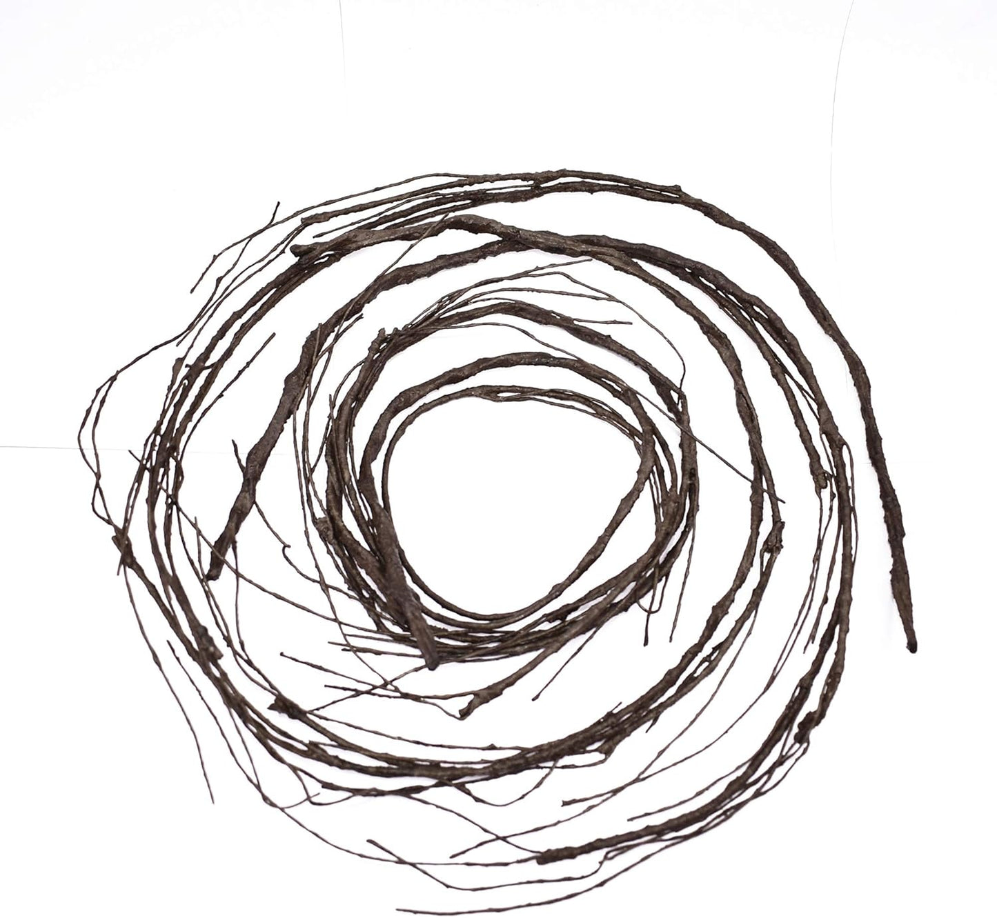 10PCS Lifelike Curly Willow Branches Decorative Dried Artificial Twigs, 30.7 Inches Fake Bendable Sticks Vintage Vines/Stems DIY Greenery Plants Craft Vases Home Garden Hotel Farmhouse Decor