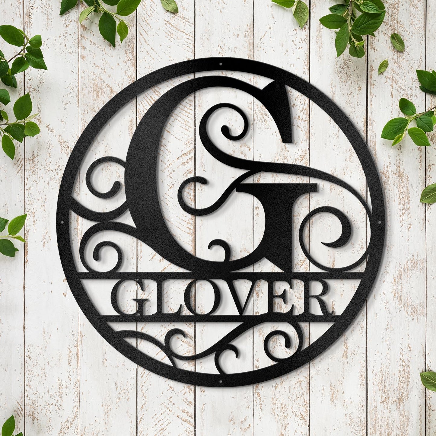 Custom Metal Signs Metal Name Sign Metal Wall Art Split Letter Monogram Wall Decor Metal Wall Art Last Name Sign Family Name Sign Personalized Wedding Gift Fire Pit Sign Outdoor Decor Cabin Sign