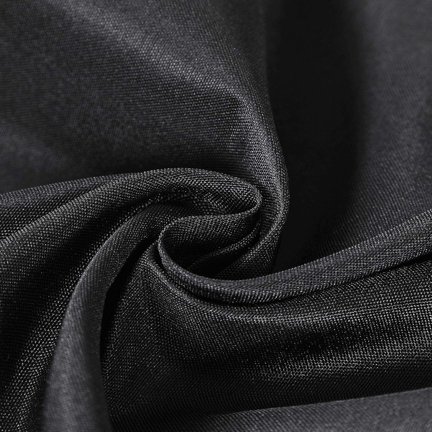 Rectangle Tablecloth 60x102 inch Washable Polyester Fabric Table Cloth for Wedding Party Dining Banquet Decoration（6 Pack 60x102, Black）