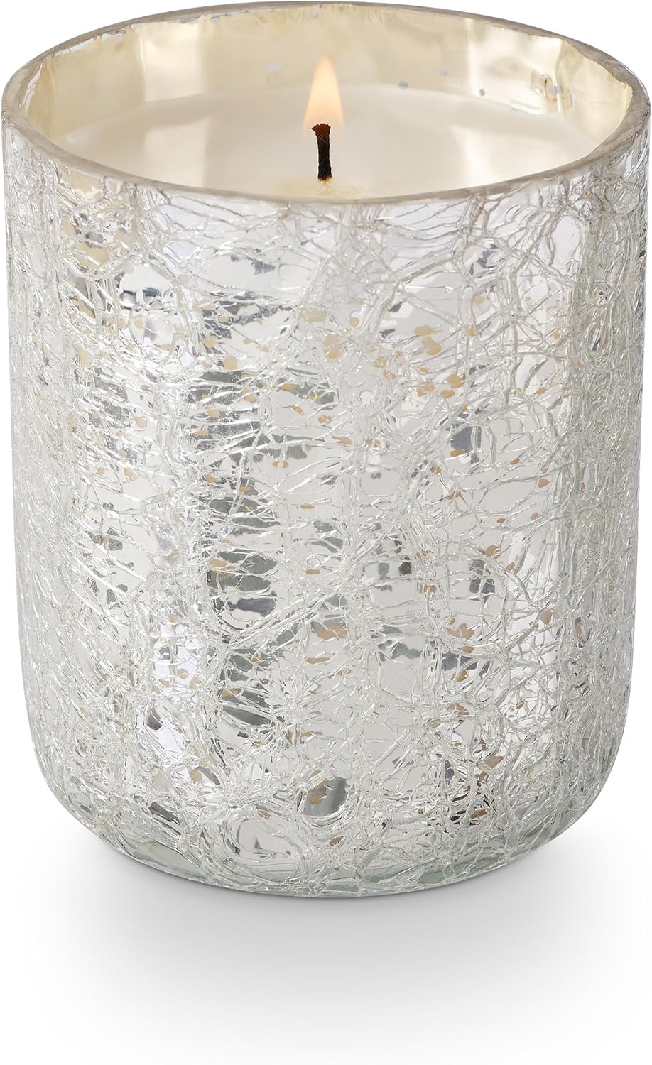 ILLUME Small Boxed Crackle Glass Candle, North Sky