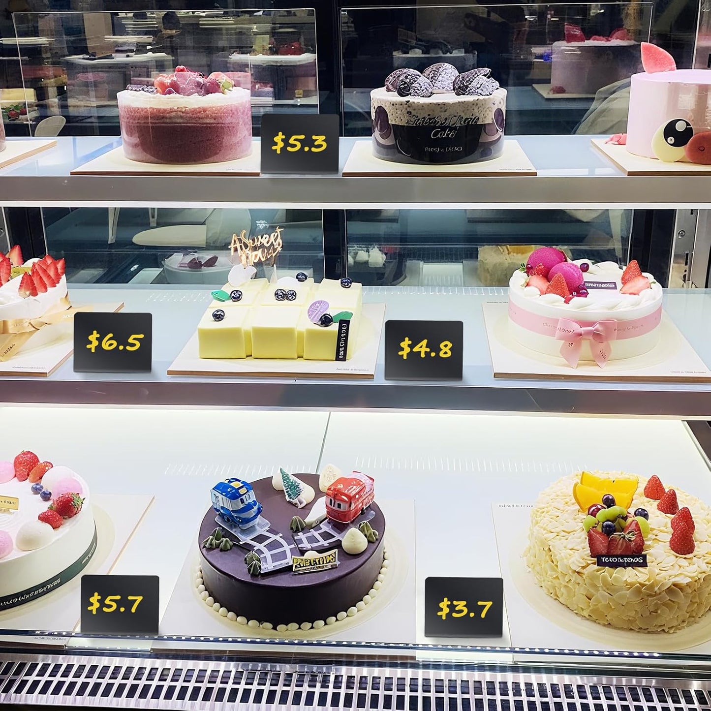 12PCS Mini Chalkboard Signs, 4"x3" Food Labels for Party Buffet, Reusable Table Sign Chalk Board for Weddings, Birthday Parties, Message Board Signs and Event Decoration