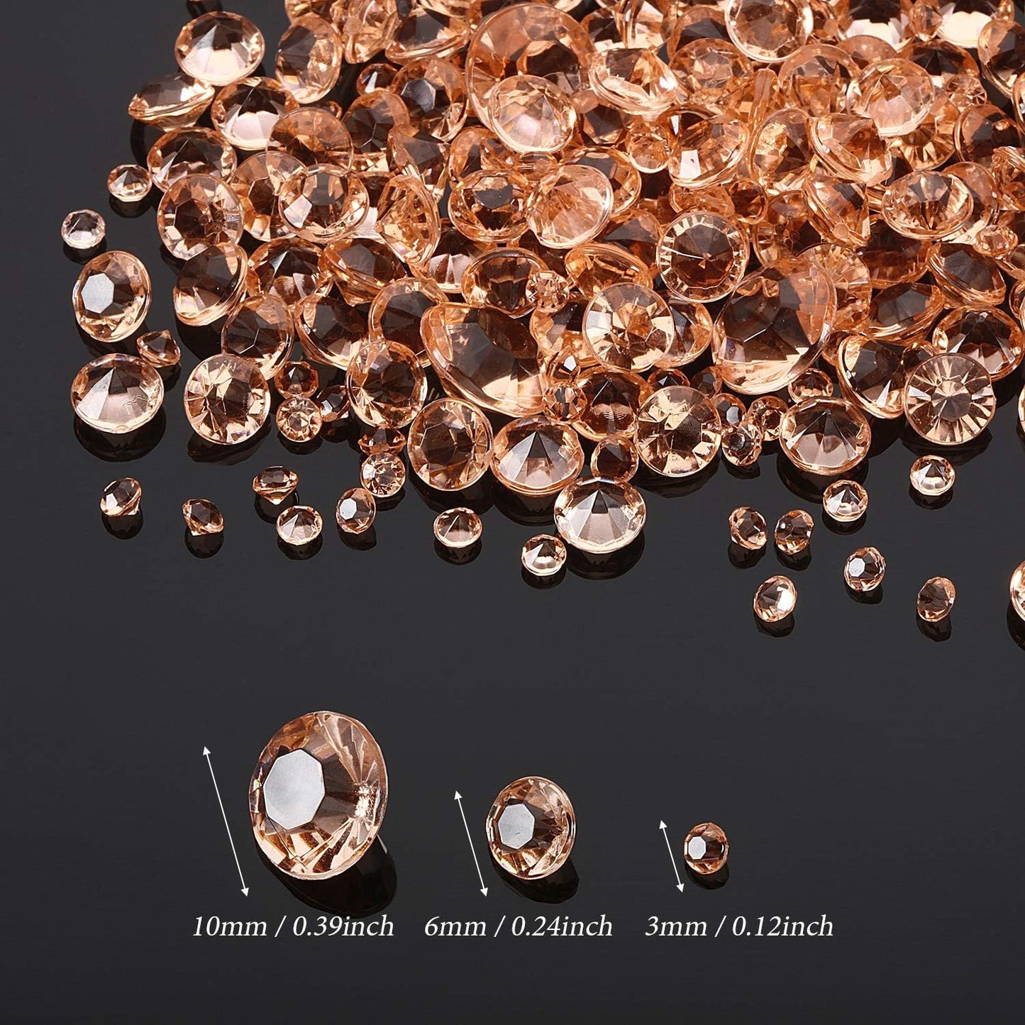 10000 Clear Wedding Table Scatter Crystals Acrylic Diamonds Rhinestones for Table Centerpiece Decorations Bridal Shower Decorations Vase Beads