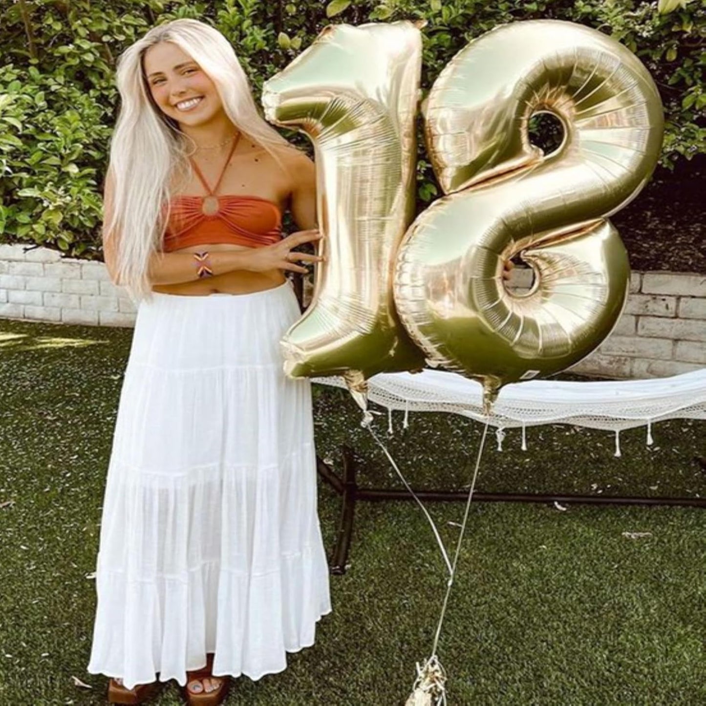 40 Inch Numbers 8 Light Gold Large Balloon Digital 8 for Birthday Party, 0-9 Birthday Party Decorations,Foil Mylar Big Number 8 Wedding Graduations Photo Shoot Decorations(Number 8)