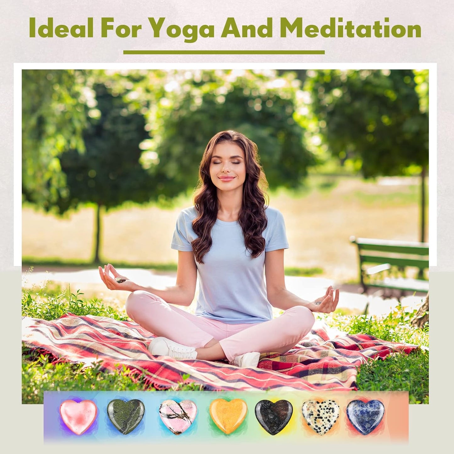 Nuenen 30 Pcs Heart Shape Crystals Bulk 1.2 Inch Gemstone Heart Worry Stone Love Rocks Quartz Wholesale Love Pocket Palm for Christmas Stress Relief Witchcraft Women Gift (Classic Color)