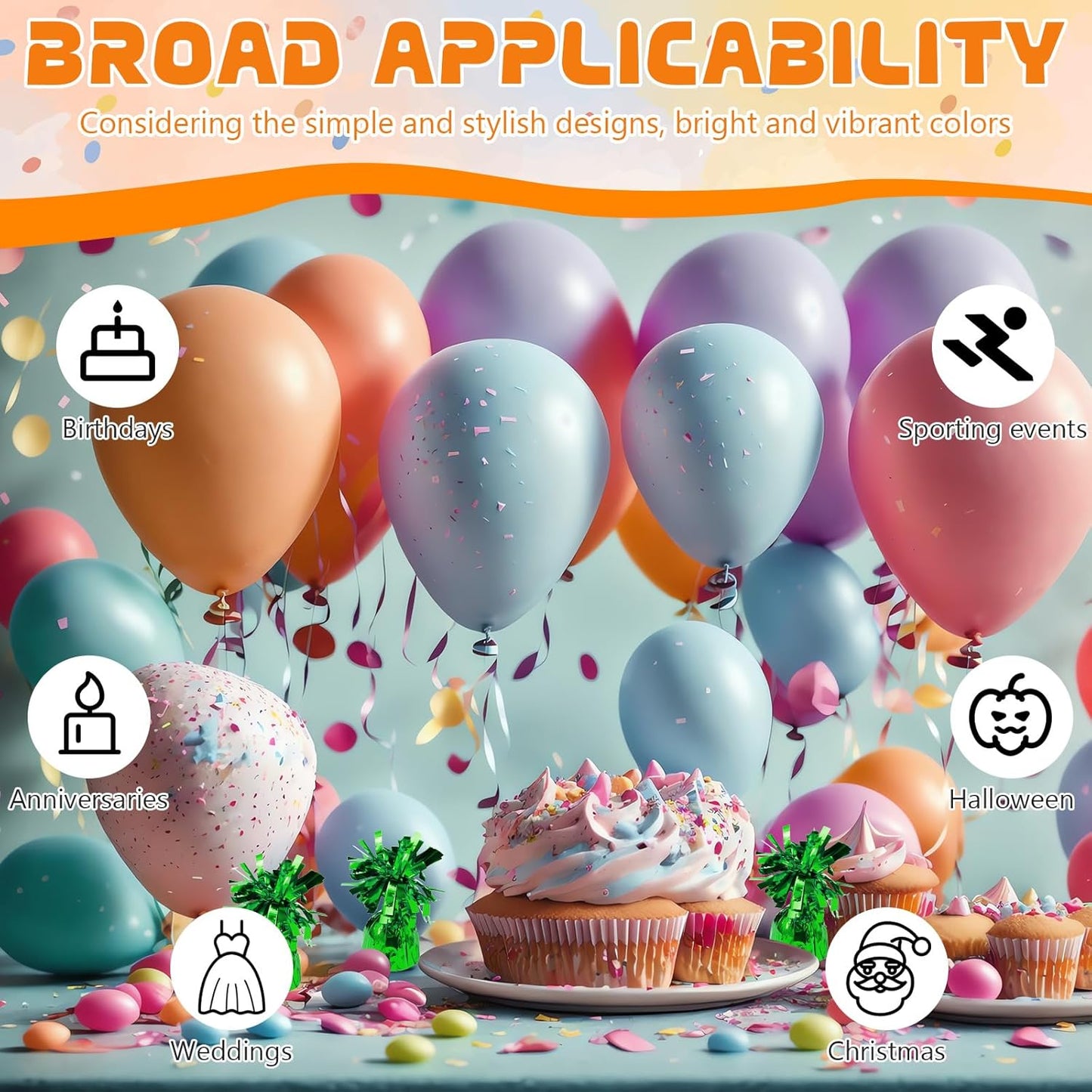 8 Pcs Green Metallic Balloon Weights Holder Anchors Balloon Holder Weights for Helium Balloons Birthday Graduation Party Christmas Wedding Celebration Decoration (Green)