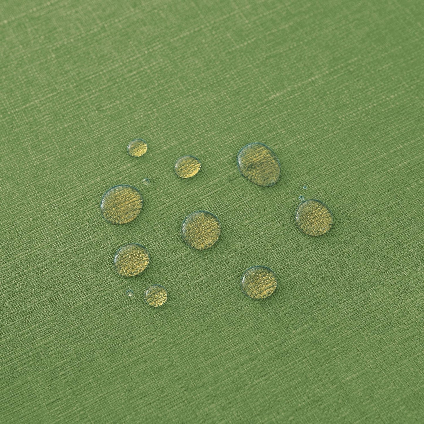 NLMUVW Olive Green Linen Tablecloth Rectangle Water Resistant Textured Natural Table Cloth Farmhouse Table Cover for Kitchen Dining Coffee, 54 x 84 Inch