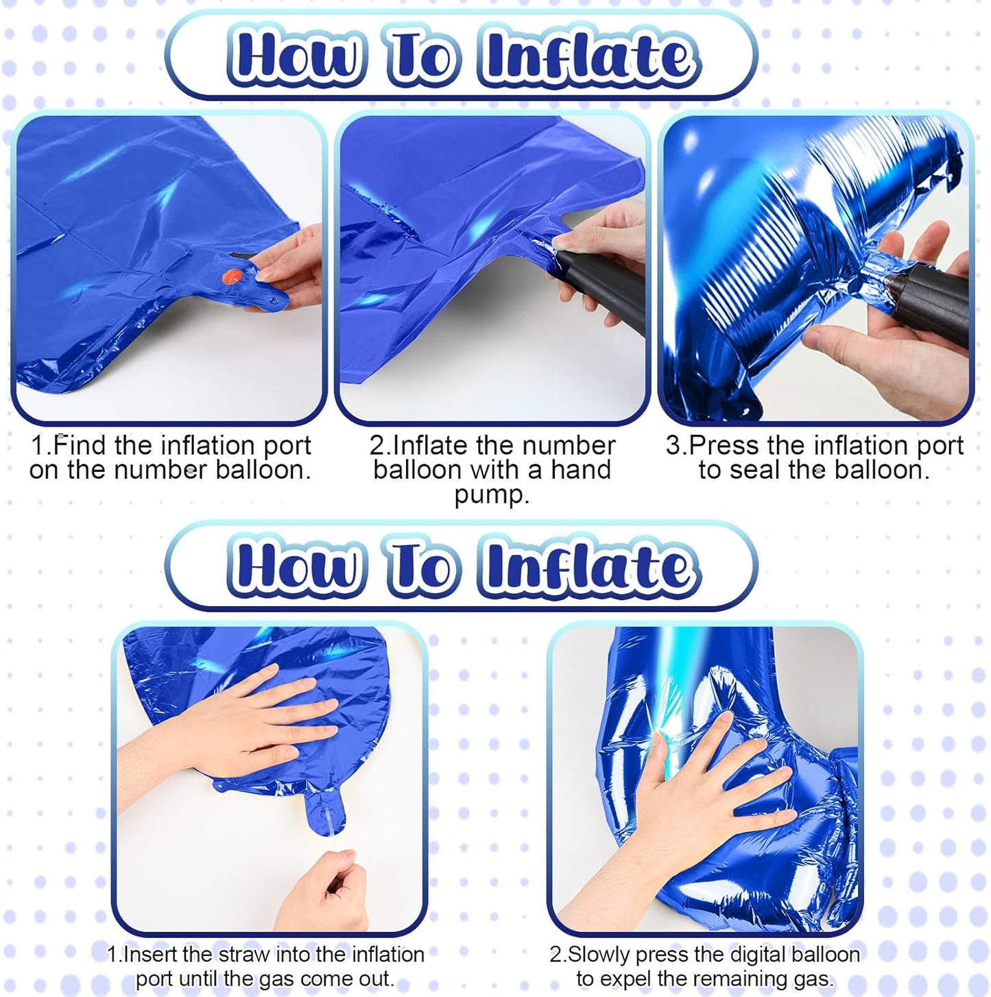 Navy Blue 40 Inch Numbers Balloons 3, Large Self Inflating Dark Royal Blue Digit 3 Helium Balloons for 3rd Birthday Girls Boys, Foil Number 3 Balloons for Men Birthday Anniversary Decorations