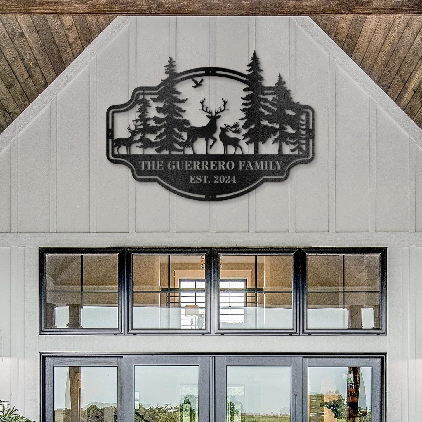 Custom Metal Signs Metal Name Sign Metal Wall Art Split Letter Monogram Wall Decor Metal Wall Art Last Name Sign Family Name Sign Personalized Wedding Gift Fire Pit Sign Outdoor Decor Cabin Sign