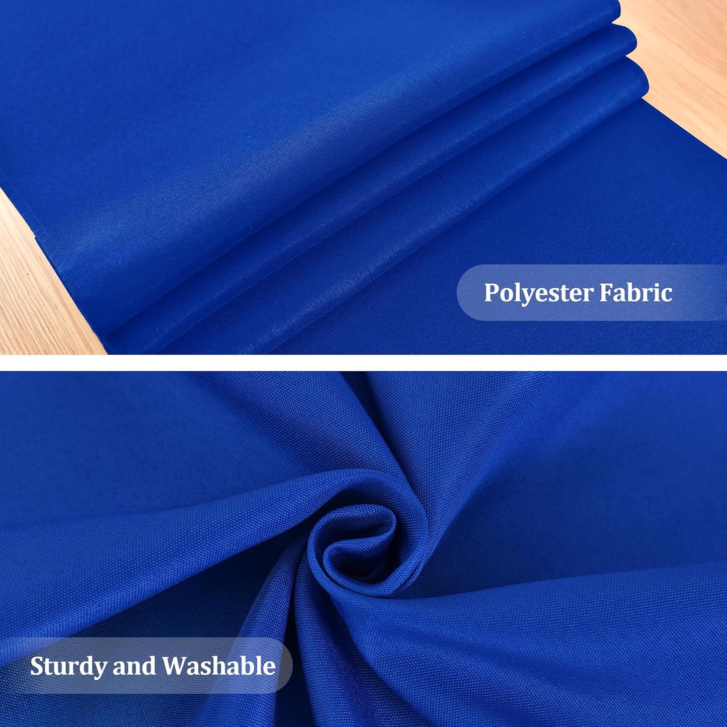 Farmhouse Blue Table Runner Small Short Table Runners 36 Inches Coffee Table Runner for Dresser Living Room Bedroom Holiday Party Banquet 12X36 Inch