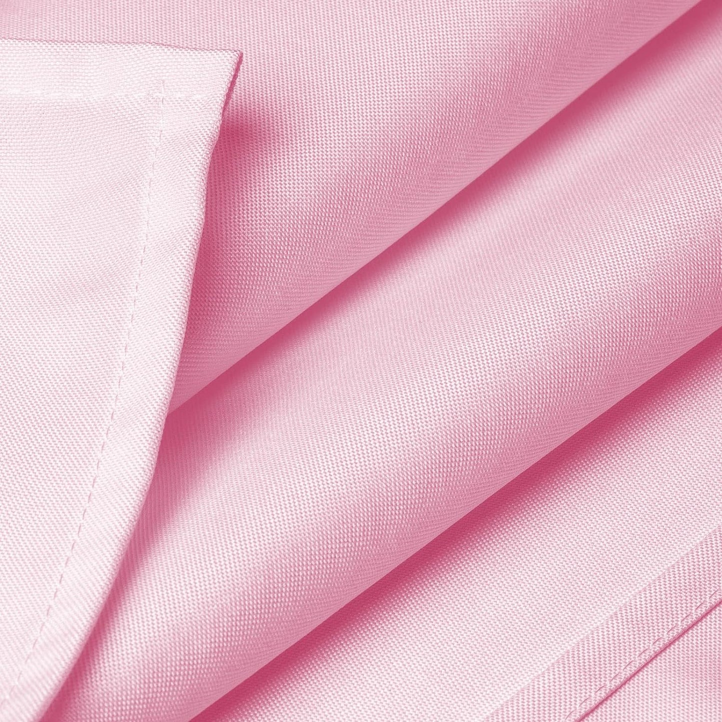 Lann's Linens - 10 Premium 70" Square Tablecloths for Wedding/Banquet/Restaurant - Polyester Fabric Table Cloth - Pink