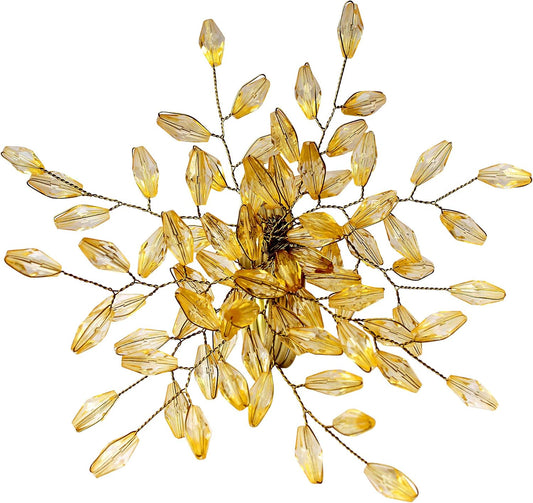 Napkin Rings Set of 6 for Dining Table Decoration Parties Everyday Metal Napkin Holder Leaf Gold (Pack of 6)