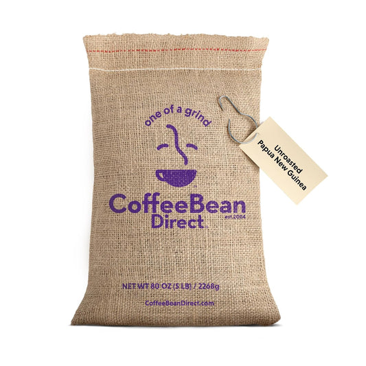 Coffee Bean Direct Unroasted Papua New Guinea, 5 Pound (Pack of 1)