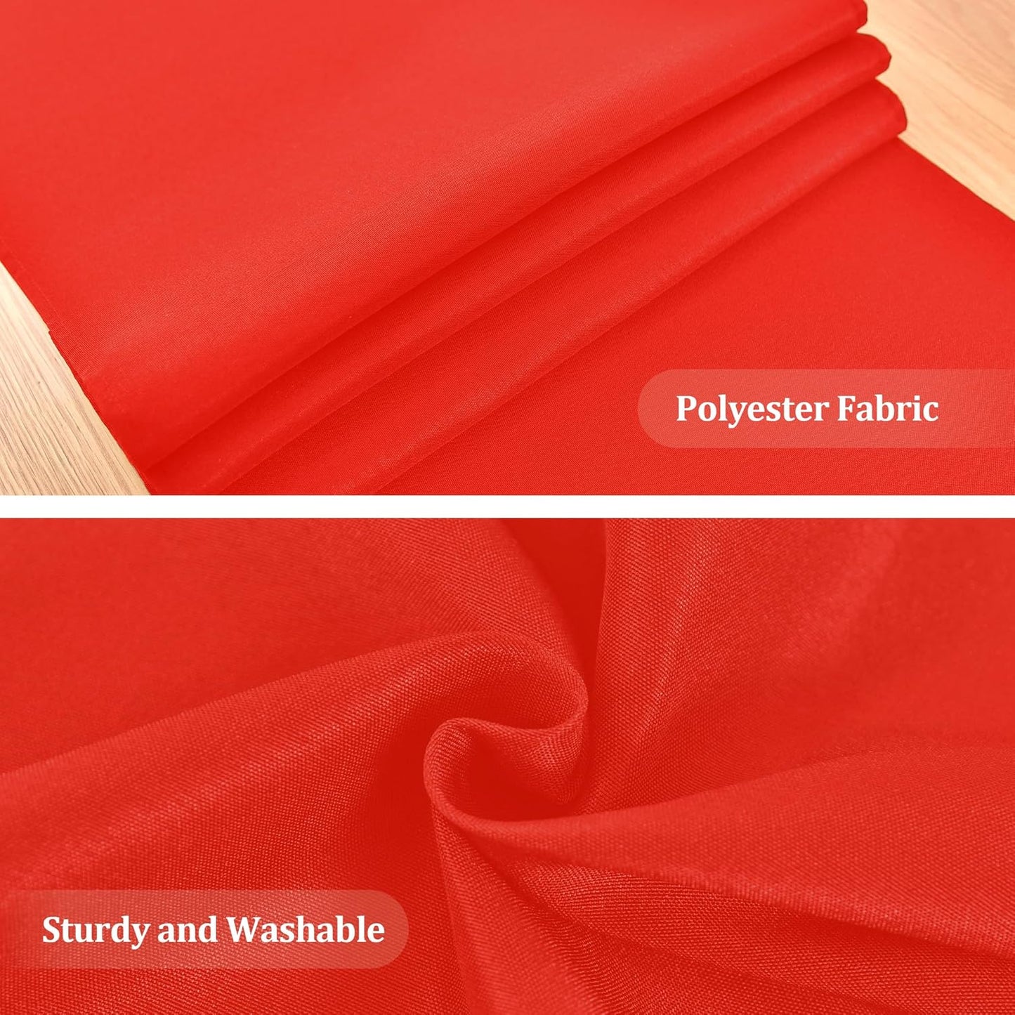 Farmhouse Red Table Runner Dining Table Runners 60 Inches Long Coffee Table Runner for Dresser Living Room Bedroom Holiday Party Banquet 12X60 Inch