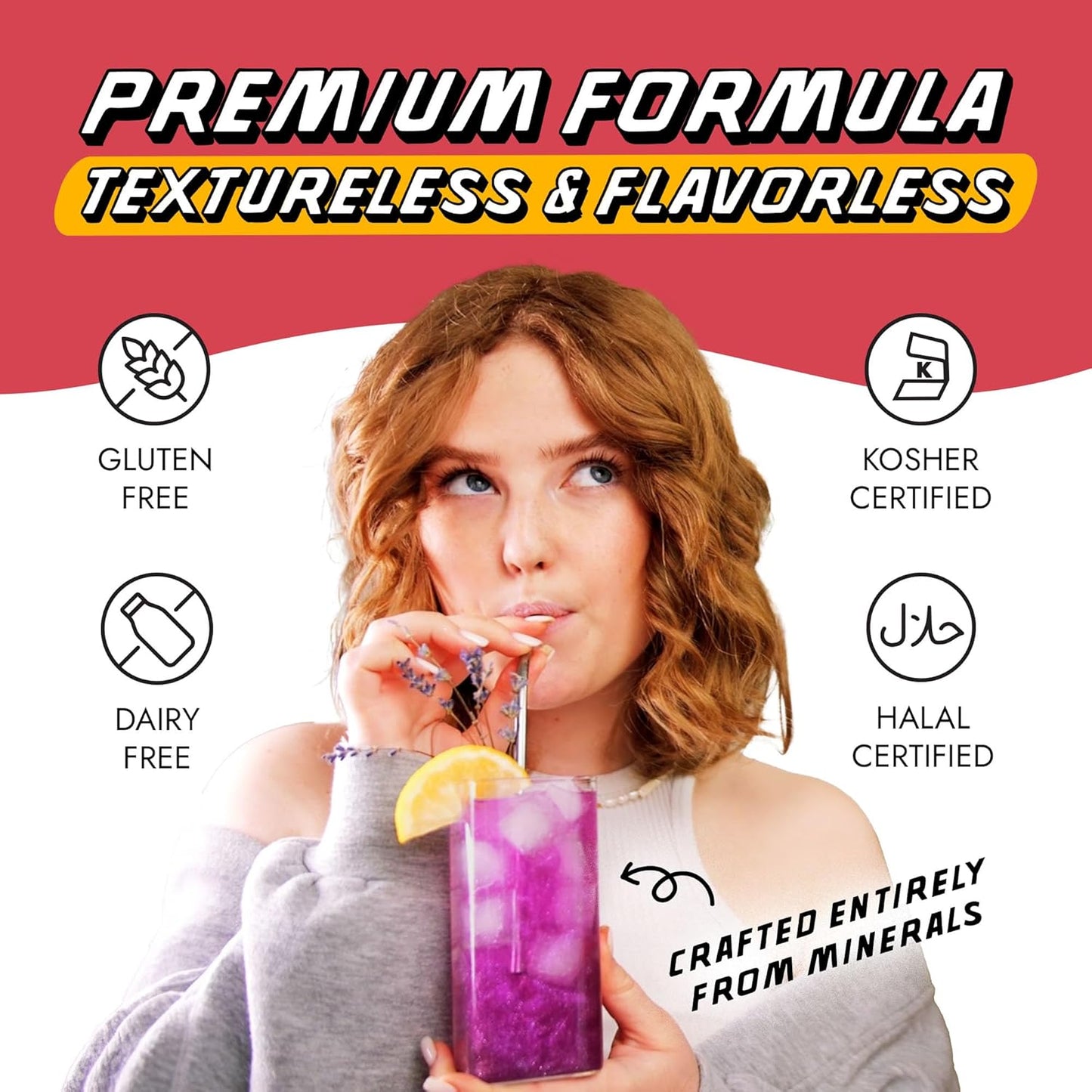 MONÉGASQUE Cherry Red Edible Glitter for Drinks 10g – Red Edible Glitter for Cakes & Cupcakes - Champagne & Cocktail Drink Shimmer Flakes - Halloween Food Decorating Sprinkles & Cake Decorations Spray