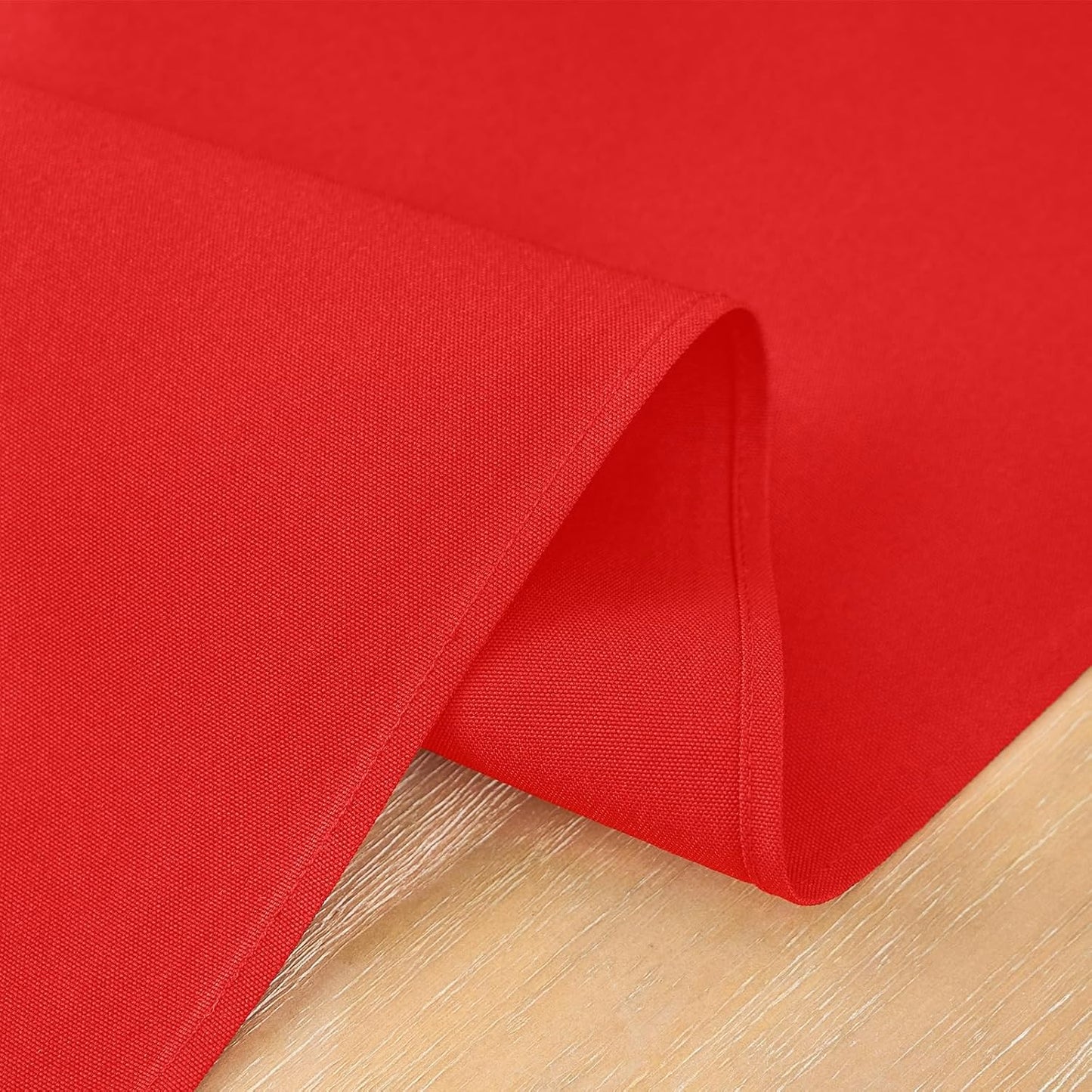 2 Pack Red Table Runner 12 x 72 Inch Solid Color Farmhouse Runners Coffee Table Dresser for Daily Party Home Decoration