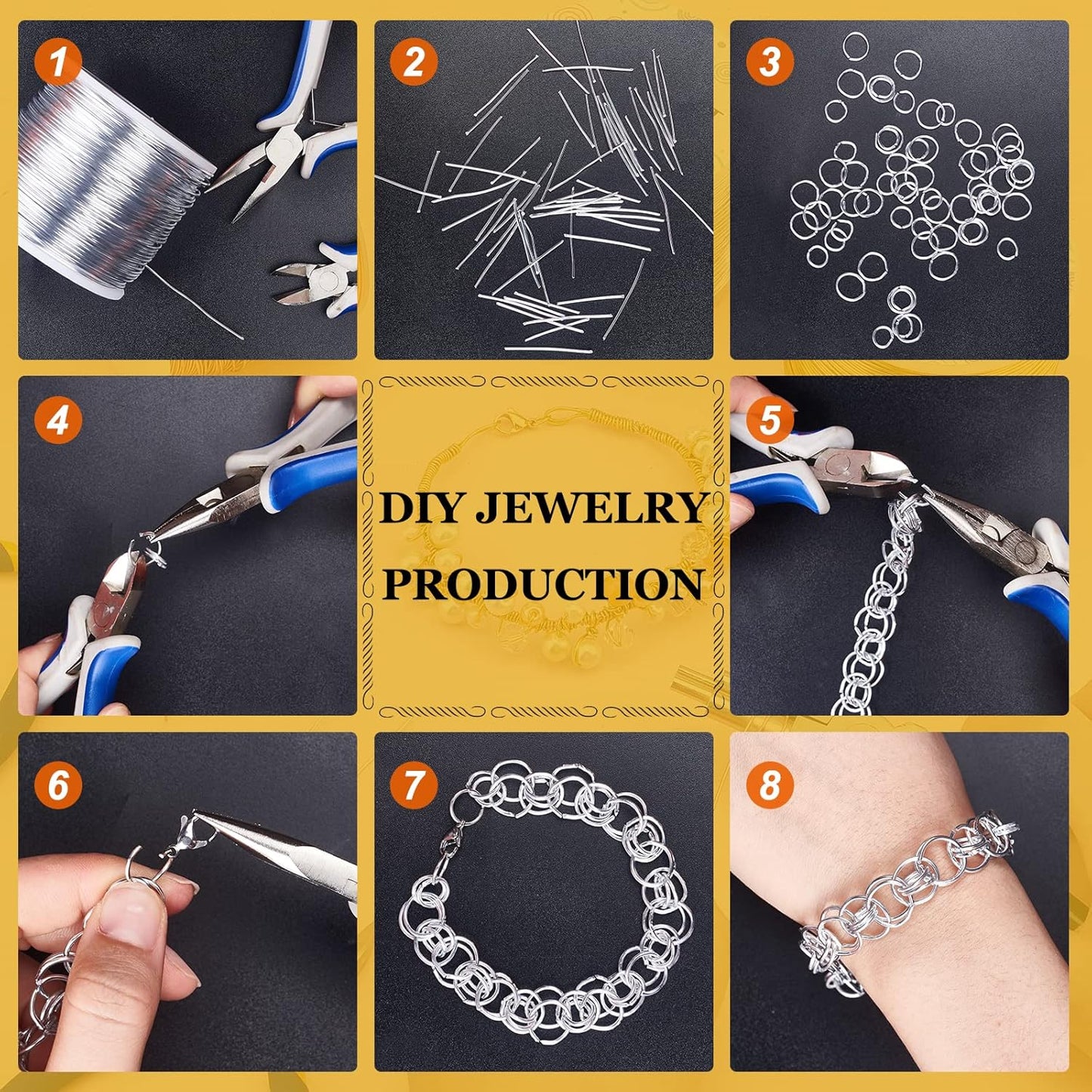 BENECREAT 12 17 18 Gauge Aluminum Wire (17 Gauge,380FT) Anodized Jewelry Craft Making Beading Floral Colored Aluminum Craft Wire - Green