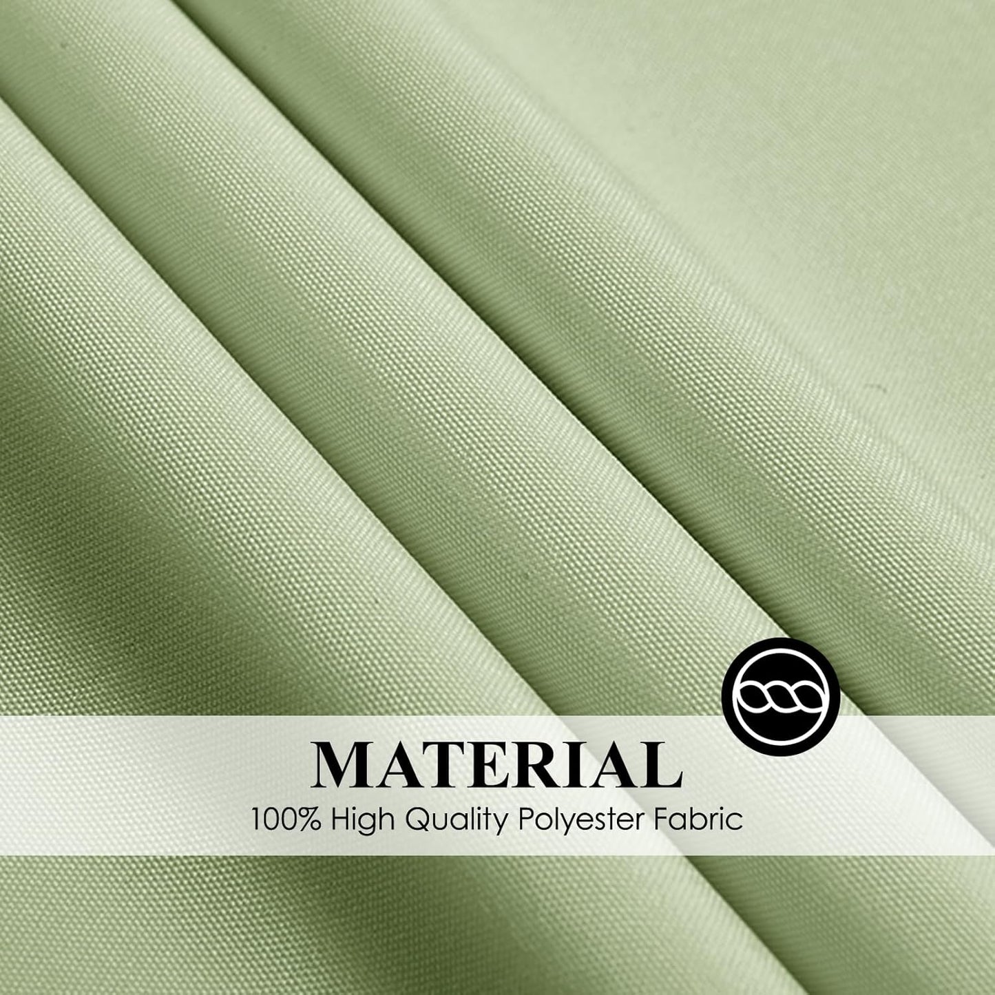 Round Tablecloth 2 Pack 108 Inch Sage Green Tablecloths Washable Decorative Linen Polyester Table Clothes Cover for Dining Table Banquets Buffet Parties and Wedding