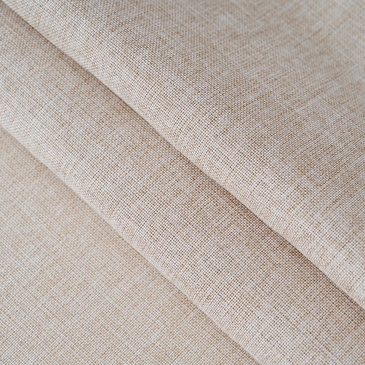 NLMUVW Round Linen Tablecloth 36 Inch, Oatmeal Small Table Cloth Rustic Water Resistant Farmhouse Table Cover for Kitchen Dining Party Coffee