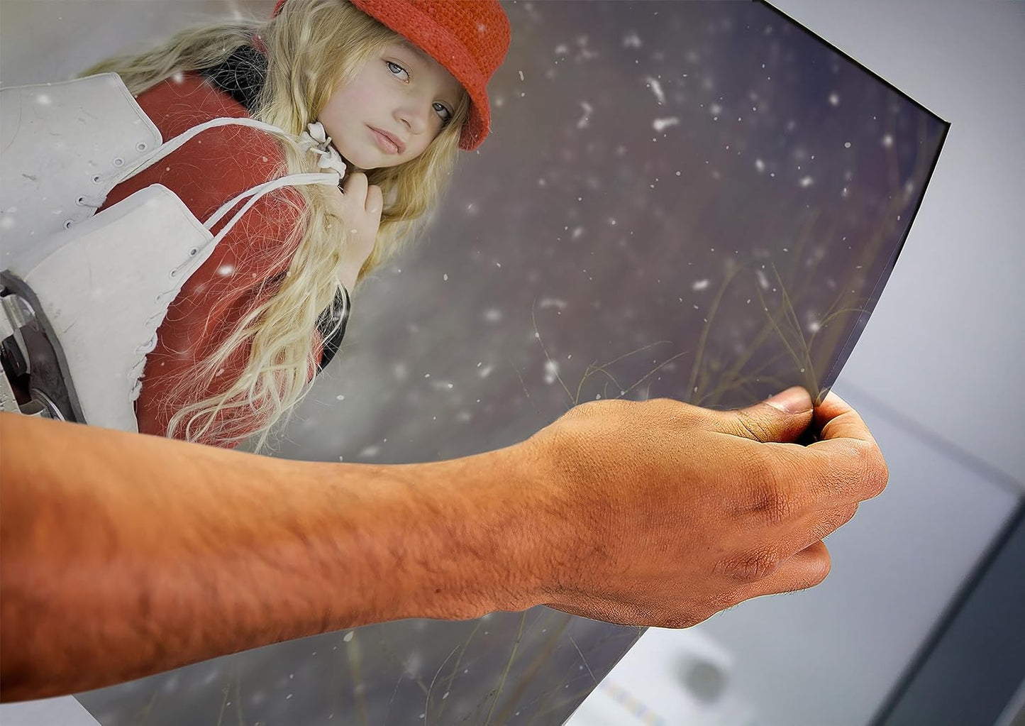 Personalized Custom Canvas Prints: Photo On Canvas (Dark Brown, 16X24) Transform Your Photos into Stunning Framed Wall Art Digitally Printed Photo To Canvas Ideal for Home Decor, Gifts Keepsakes.