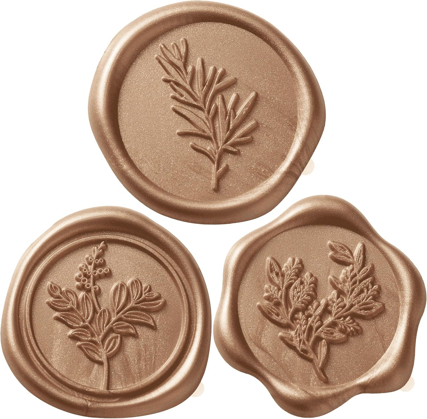 Wax Seal Stickers (60 Pcs, 3 Designs in 1 Pack) Premium Envelope Seal Stickers for Wedding Invitation Envelopes, Adhesive Wax Seals, Perfect for Seating Chart, Gift Wrapping