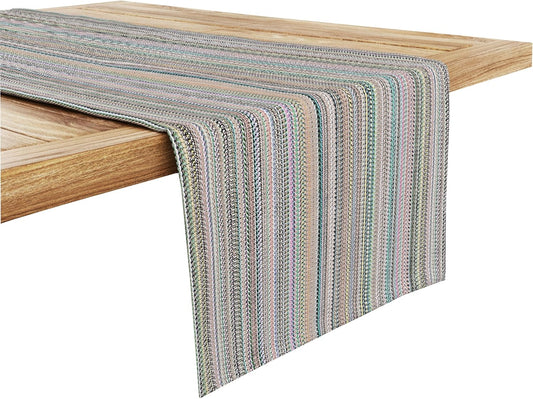 Ruvanti 100% Cotton Table Runner 108 Inches Long, Non-Slip, Stain Resistant, Washable & Reusable Table Runners Perfect for Wedding, Parties, Christmas, Holiday, in-Door use - Color More