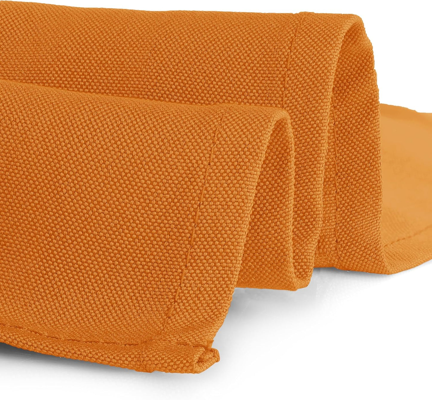 Gee Di Moda Rectangle Tablecloth - 60 x 84 Inch Orange Table Cloth for 5 Foot Rectangle Table - Heavy Duty Washable Fabric - for 5 Ft Buffet Table, Holiday Party, Dinner, Wedding & Baby Shower