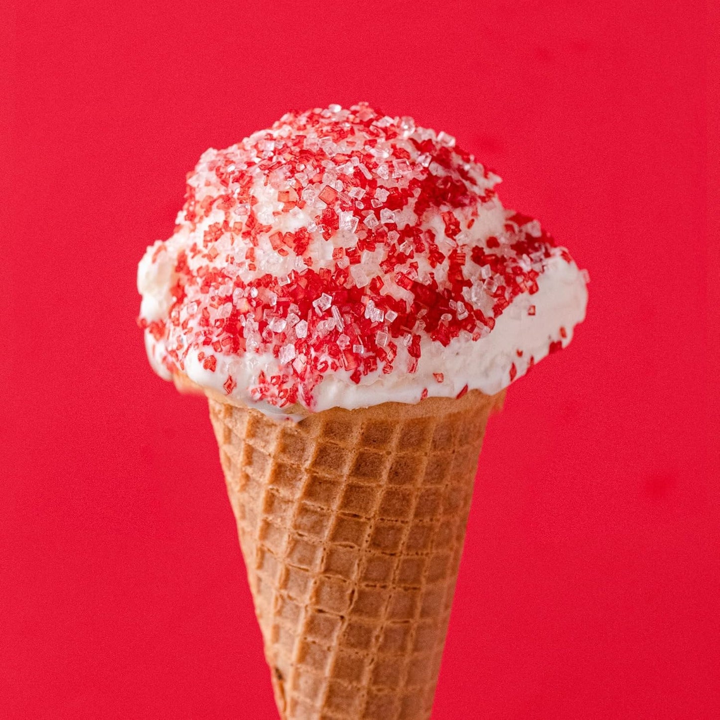 Sweets Indeed Peppermint Sugar Topping – 5.11 oz Holiday Candy Cane Finish | Festive Peppermint Sugar for Cakes, Cookies, Hot Cocoa & Christmas Desserts