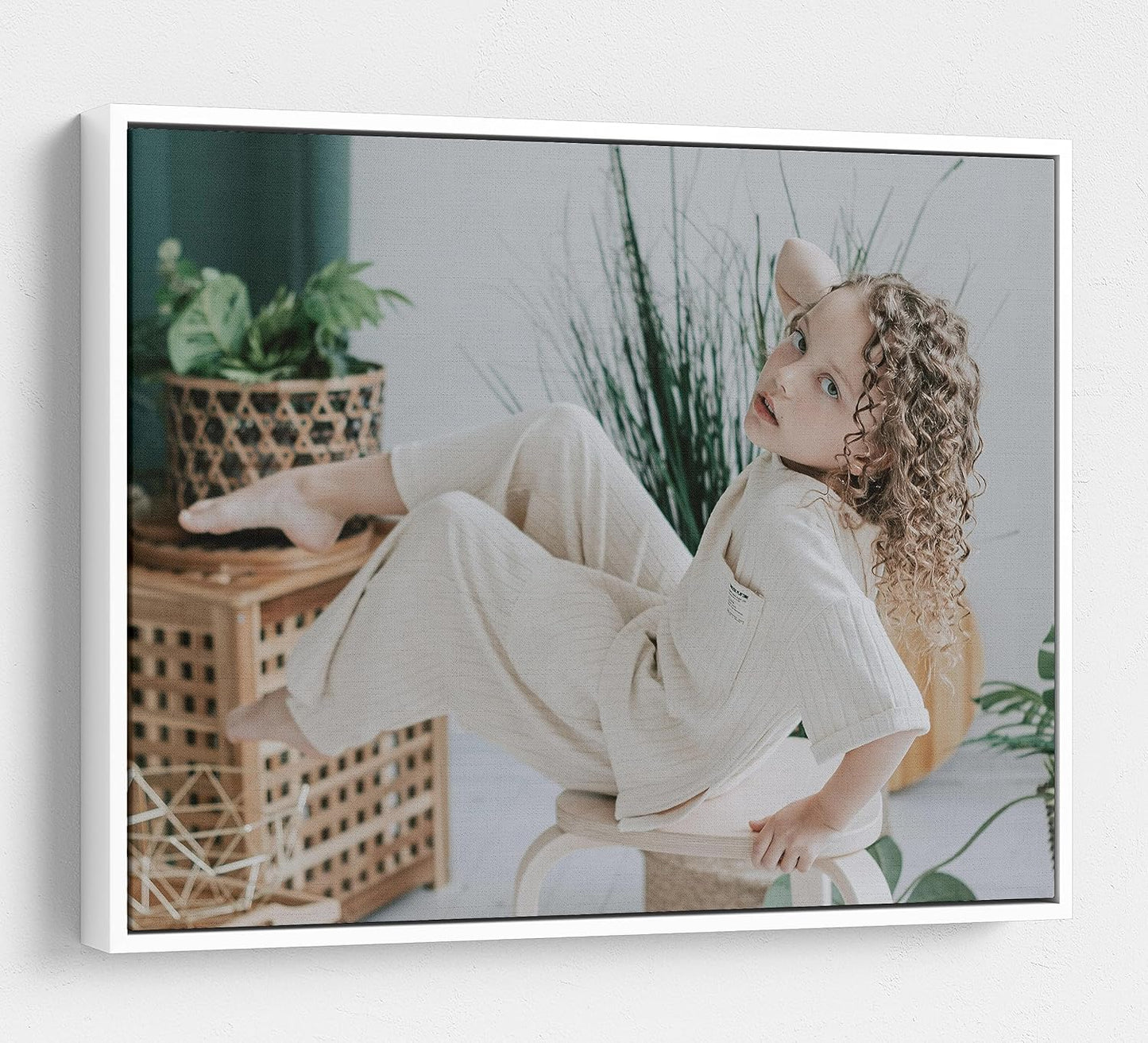 Personalized Custom Canvas Prints: Photo On Canvas (White, 12x16) Transform Your Photos into Stunning Framed Wall Art Digitally Printed Photo To Canvas Ideal for Home Decor, Gifts Keepsakes.