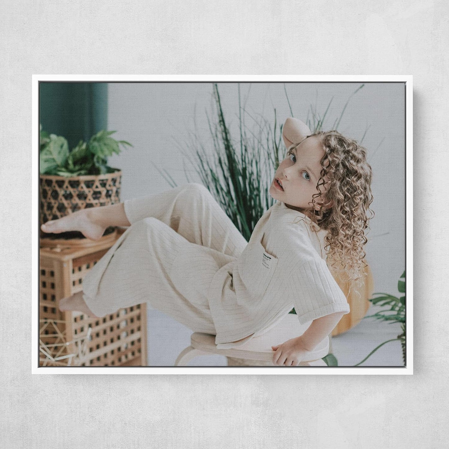 Personalized Custom Canvas Prints: Photo On Canvas (White, 12x18) Transform Your Photos into Stunning Framed Wall Art Digitally Printed Photo To Canvas Ideal for Home Decor, Gifts Keepsakes.