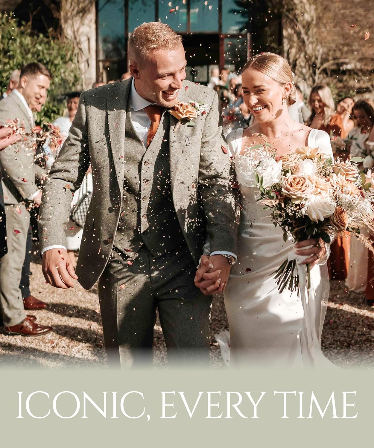 Flora & Bloom Biodegradable Confetti With Pre Built Cones | Dried Flowers (3Litres) | Wedding Confetti Kit | Pop Open Cones & Tray |Jasmine, Lavender & Rose Petals | Wedding Decorations (24 Guests)