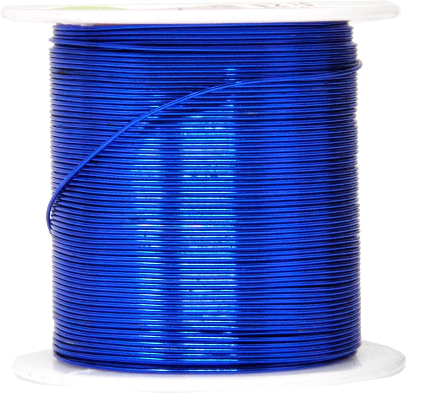 Mandala Crafts 22 Gauge Anodized Aluminum Craft Wire for Jewelry Making - 450 FT Colored Flexible Silver Copper True Blue Pink Ice Blue Green Wire - Bendable for Bonsai Armature Crafting Sculpting