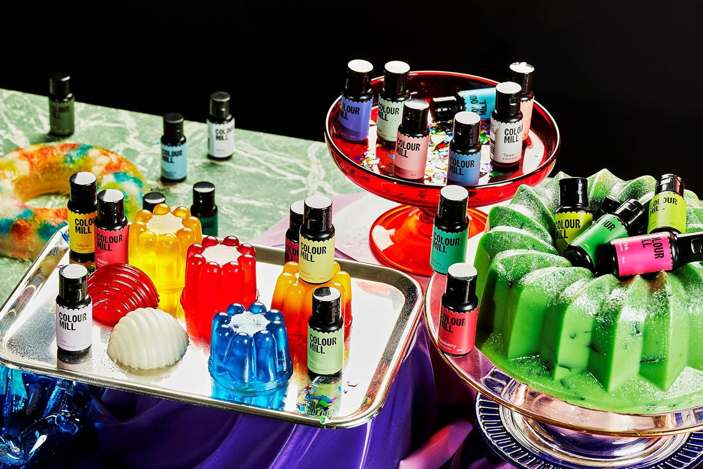 Colour Mill Aqua Blend Water-Based Food Coloring, 20 Milliliters Olive