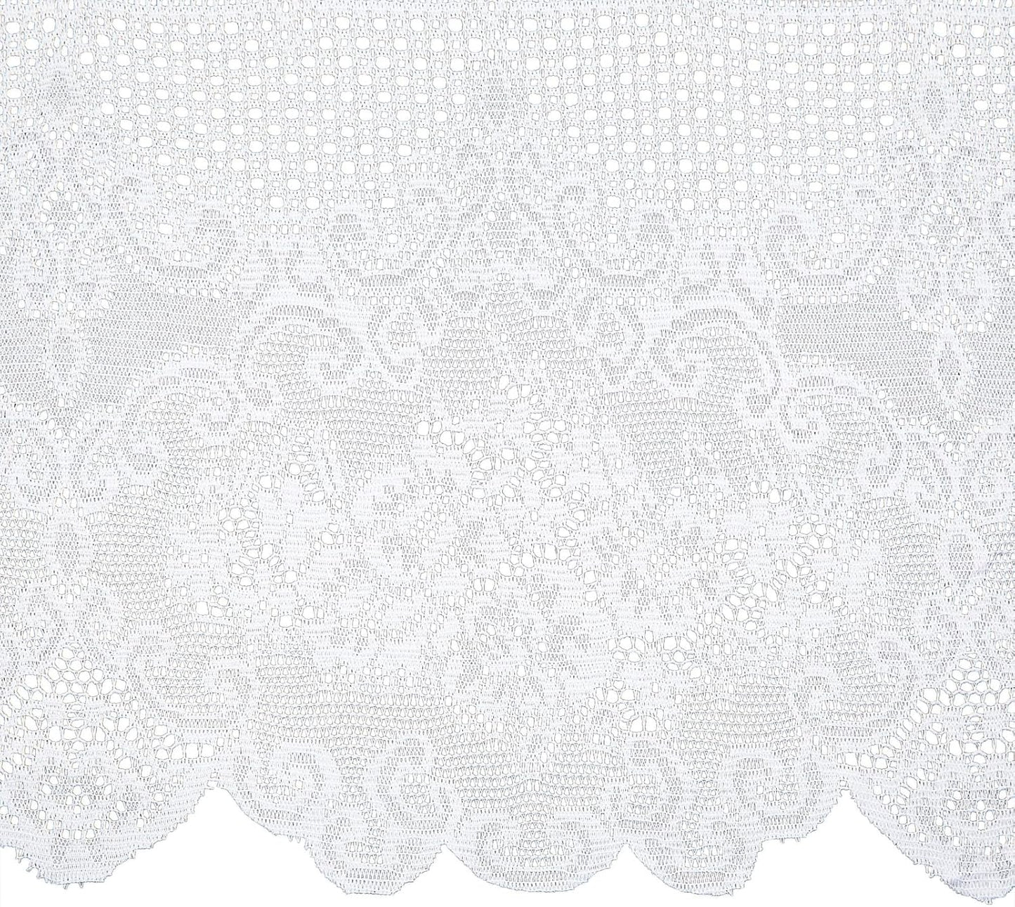 Juvale Lace Tablecloth - 60 x 97-Inch White Rectangular Table Cloth - Vintage Floral Scalloped Edge Elegant Dainty Tea Party Tablecloth & Wedding Reception Decor