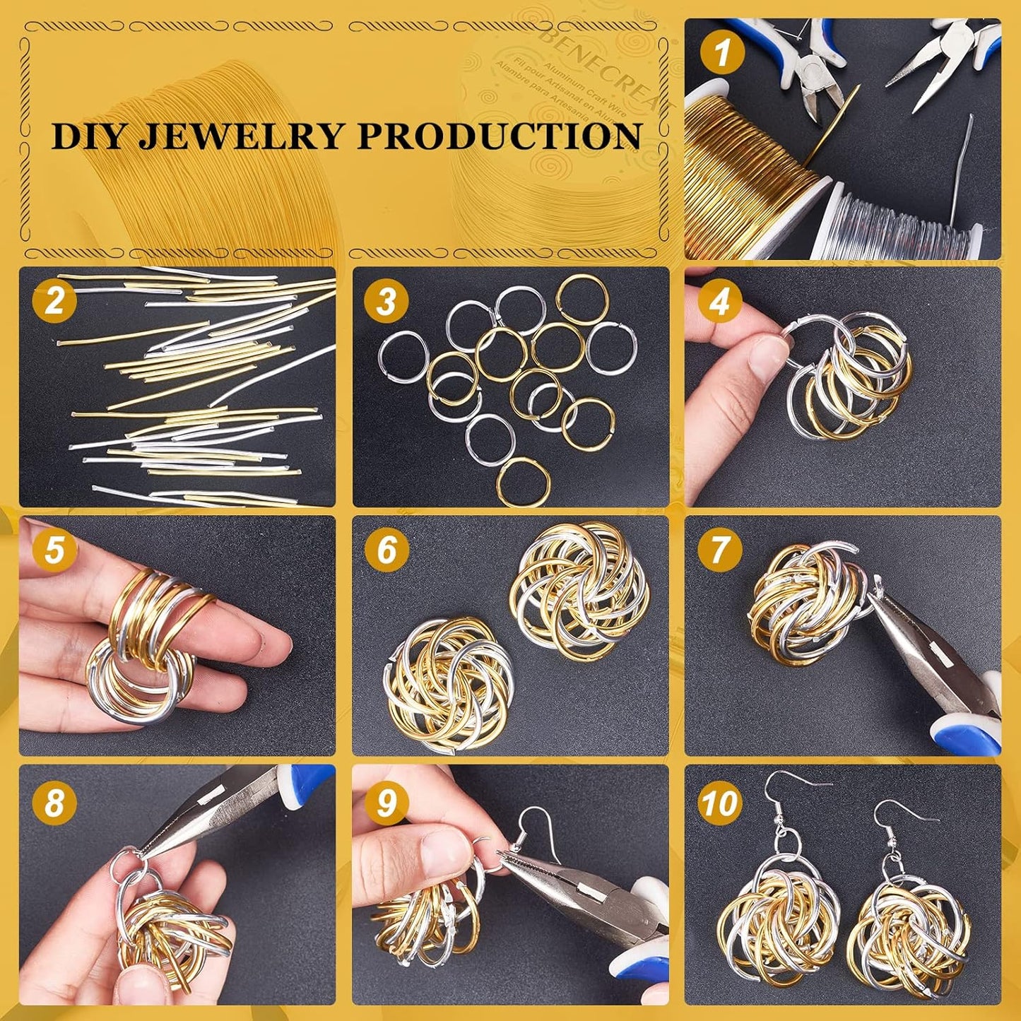 BENECREAT 12 Gauge Jewelry Craft Aluminum Wire 100 Feet Bendable Metal Sculpting Wire for Craft Floral Model Skeleton Making (Blue, 2mm)