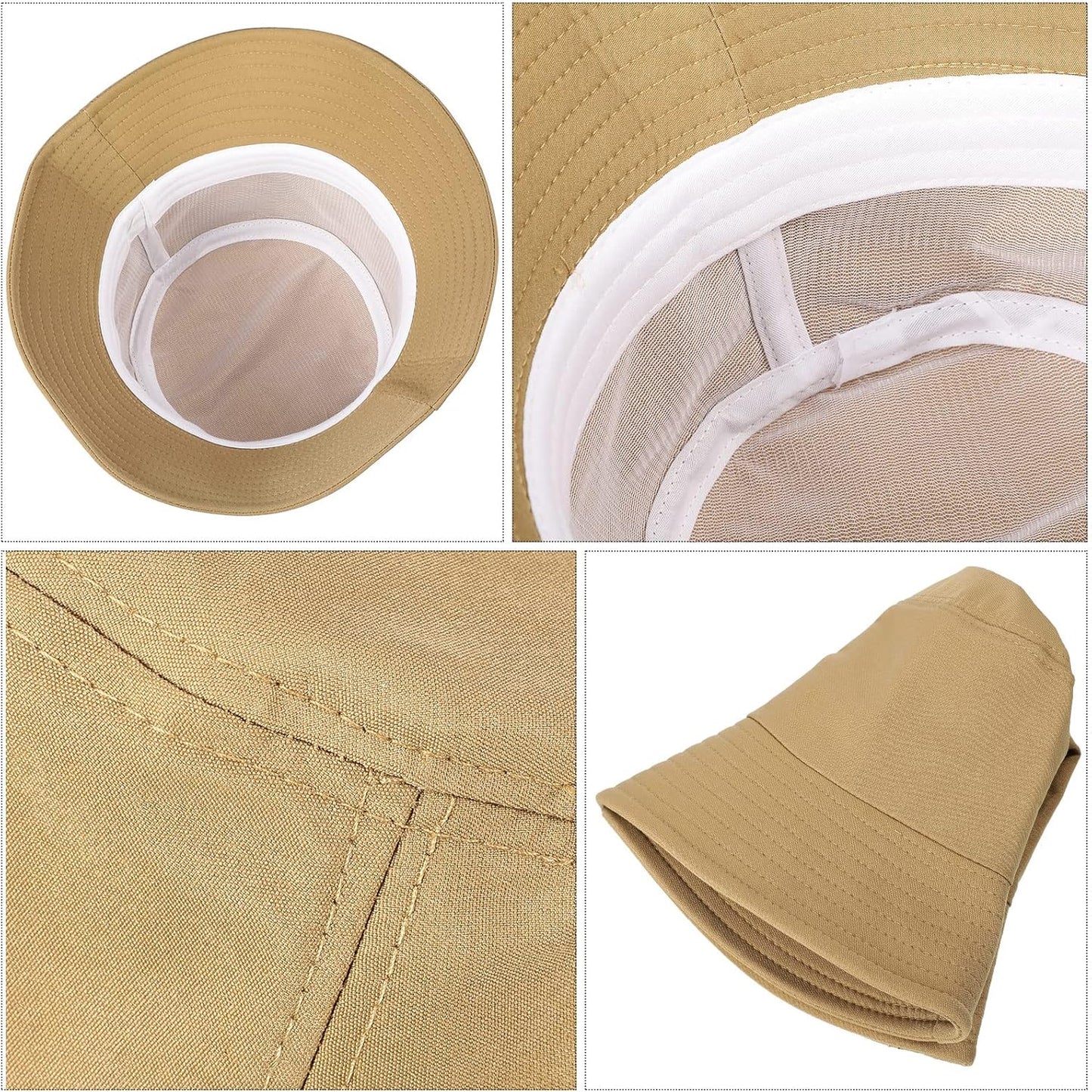 Jiuguva 12 Pack Bucket Sun Hat Bulk for Women Men Multicolor Packable Fishing Hats for Travel Summer