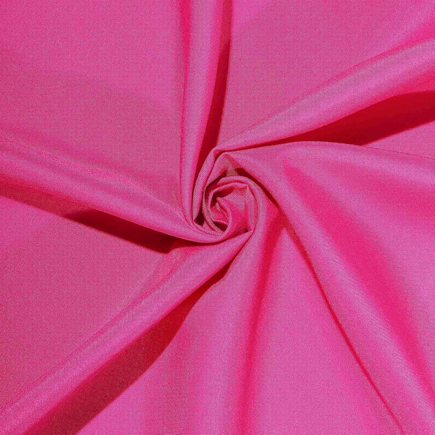 Efavormart 90" Square Polyester Table Overlay for Wedding Kitchen Dining Events - Fushia