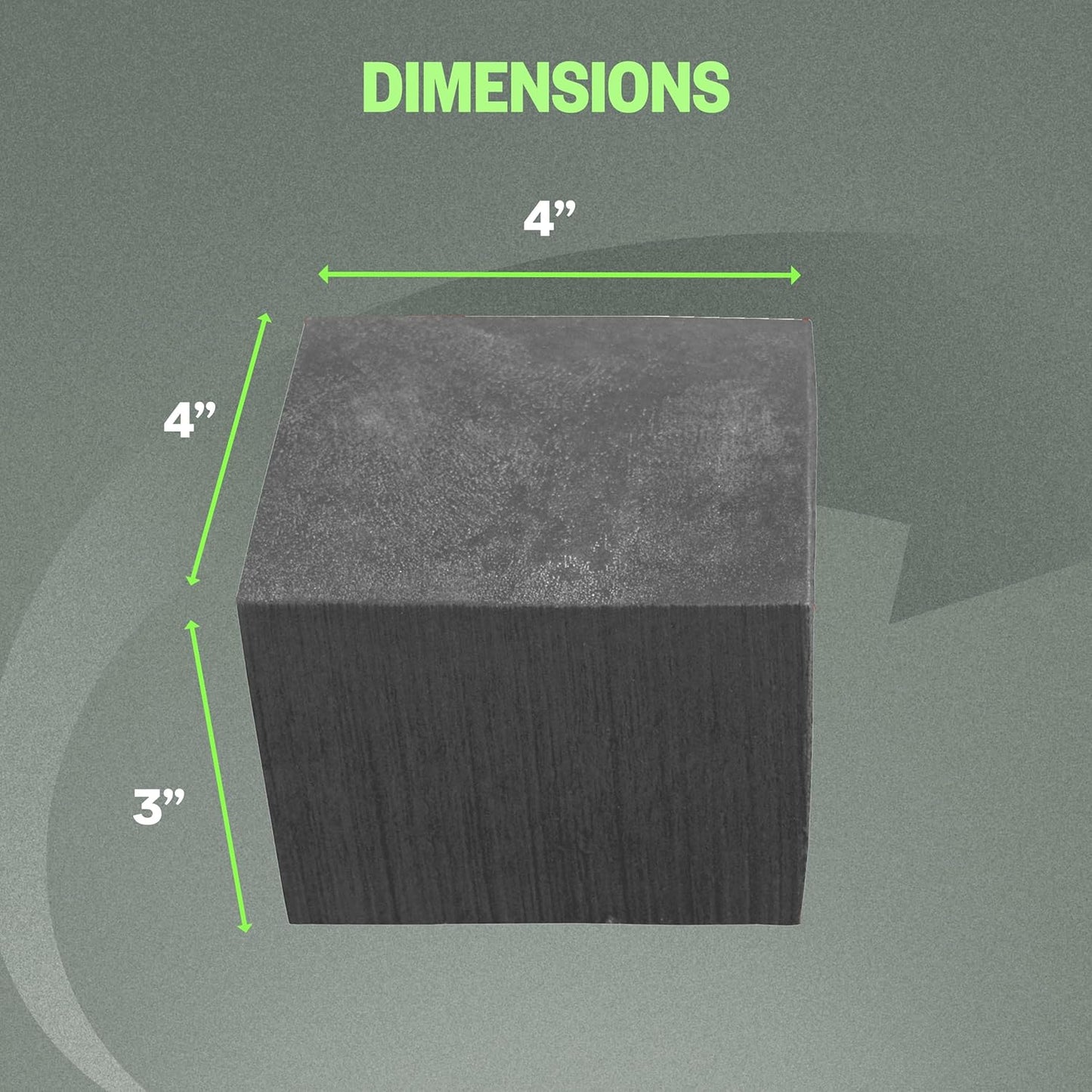 XCEL Floral Foam Blocks - Reusable, Weather Resistant Foam - Perfect for Fresh & Artificial Flower Arrangements, Crafts, Planter Boxes, Home Decor & More - 8-Pk, Gray (4” x 4” x 3”)