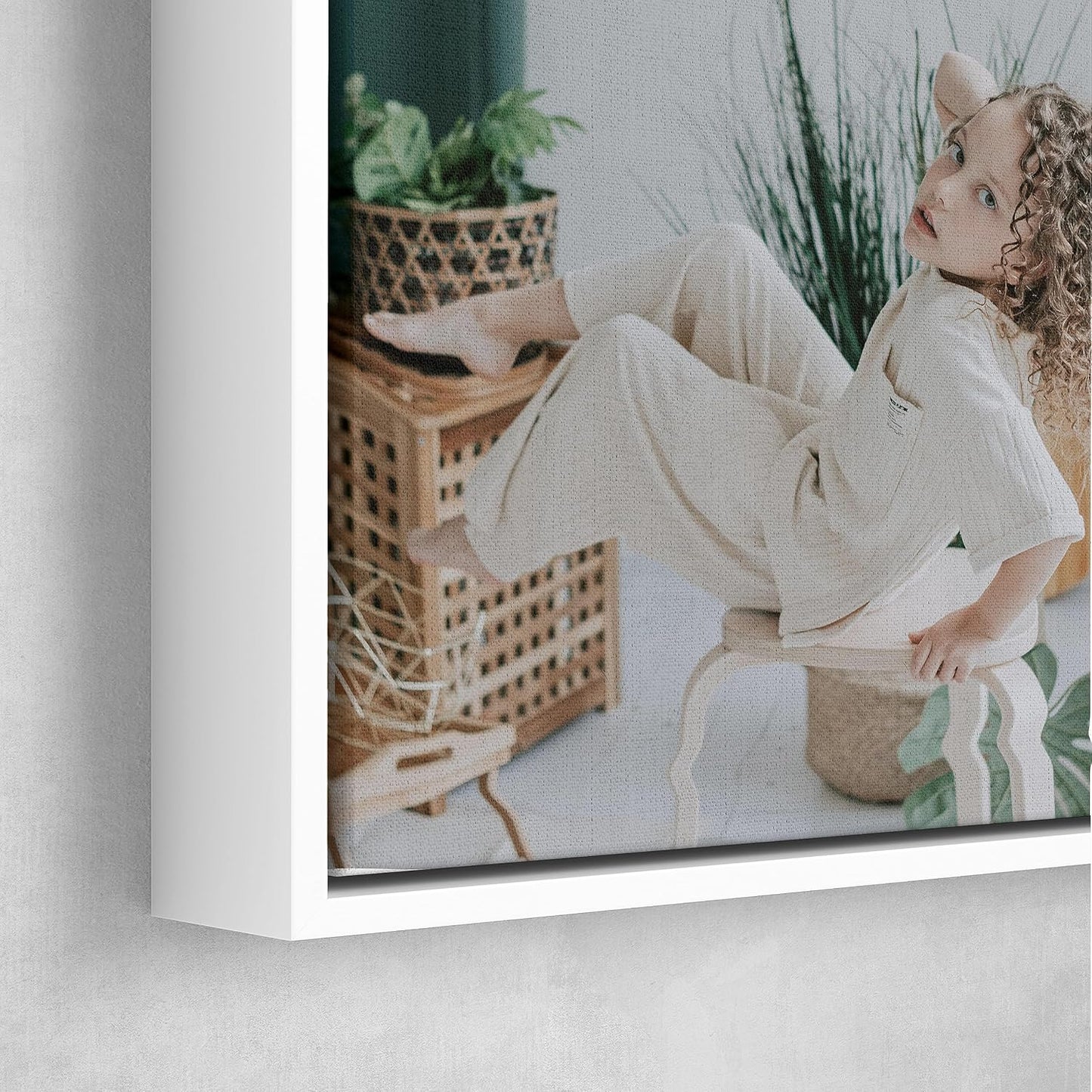 Personalized Custom Canvas Prints: Photo On Canvas (White, 8x10) Transform Your Photos into Stunning Framed Wall Art Digitally Printed Photo To Canvas Ideal for Home Decor, Gifts Keepsakes.