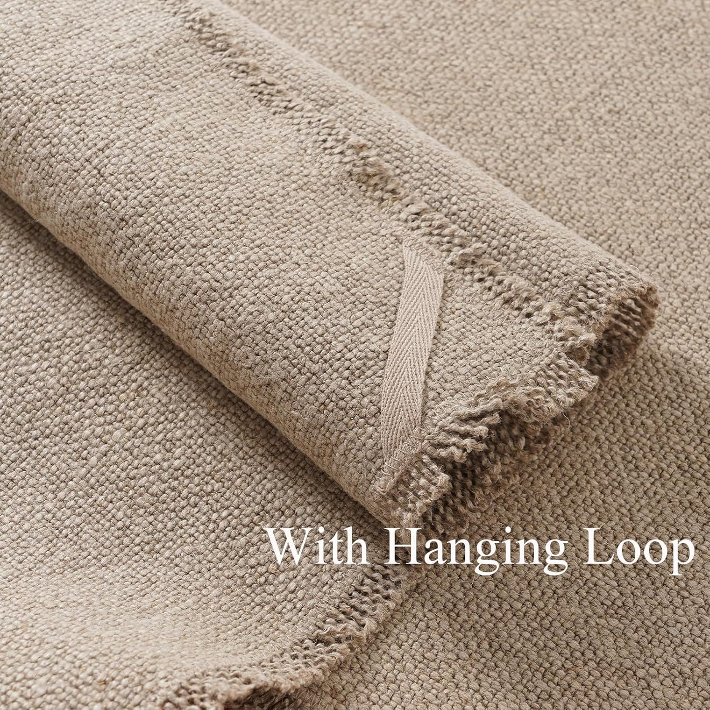 100% Pure Linen Placemats Set of 4 - 13 x 19 Inch Super Thick Noble Dining Table Place Mat for Wedding, Parties, Everyday, Holidays, Indoor Outdoor (4PCS, Linen)