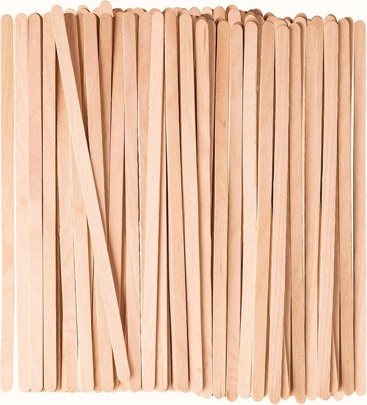 GUSTO [1000 Count] 7.5 Inch Wooden Coffee Stirrers - Wood Stir Sticks, Biodegradable, Eco-Friendly Wood Stirrers for Coffee & Cocktails (Formerly Comfy Package)