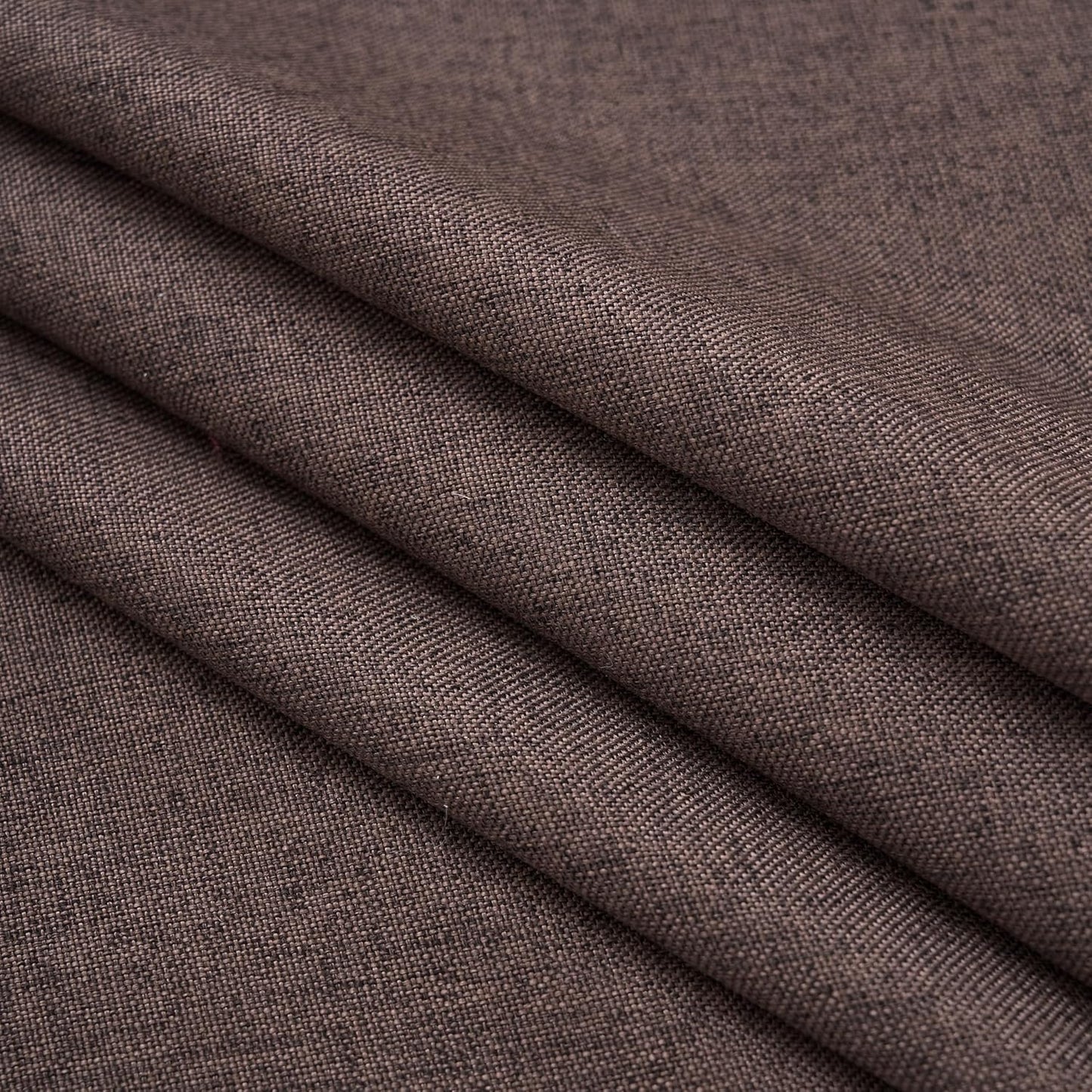 NLMUVW Brown Linen Tablecloth Round Tables Water Resistant Textured Table Cloth Farmhouse Table Cover for Kitchen Dining Coffee, 48 Inch