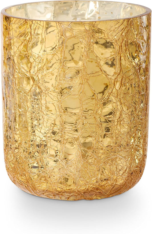 ILLUME Small Boxed Crackle Glass Candle, Cardamom Pomander