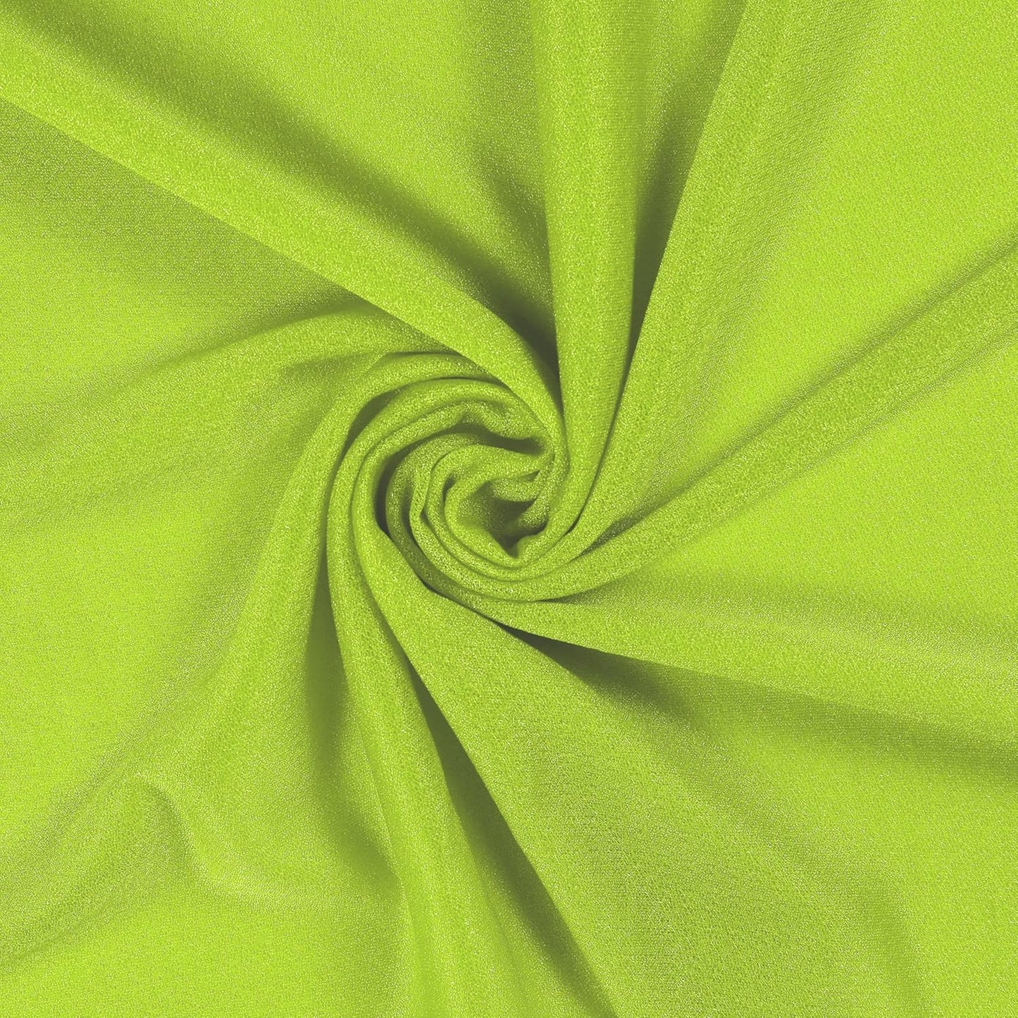 VDS Pack of 1 Panel (30 Inch X 100 Feet) Wedding Arch Draping Fabric Sheer Chiffon Fabric Drapery for Wedding Ceremony Reception Swag Backdrop Canopy Chuppah ARBO Altars Decoration (Parrot Green)