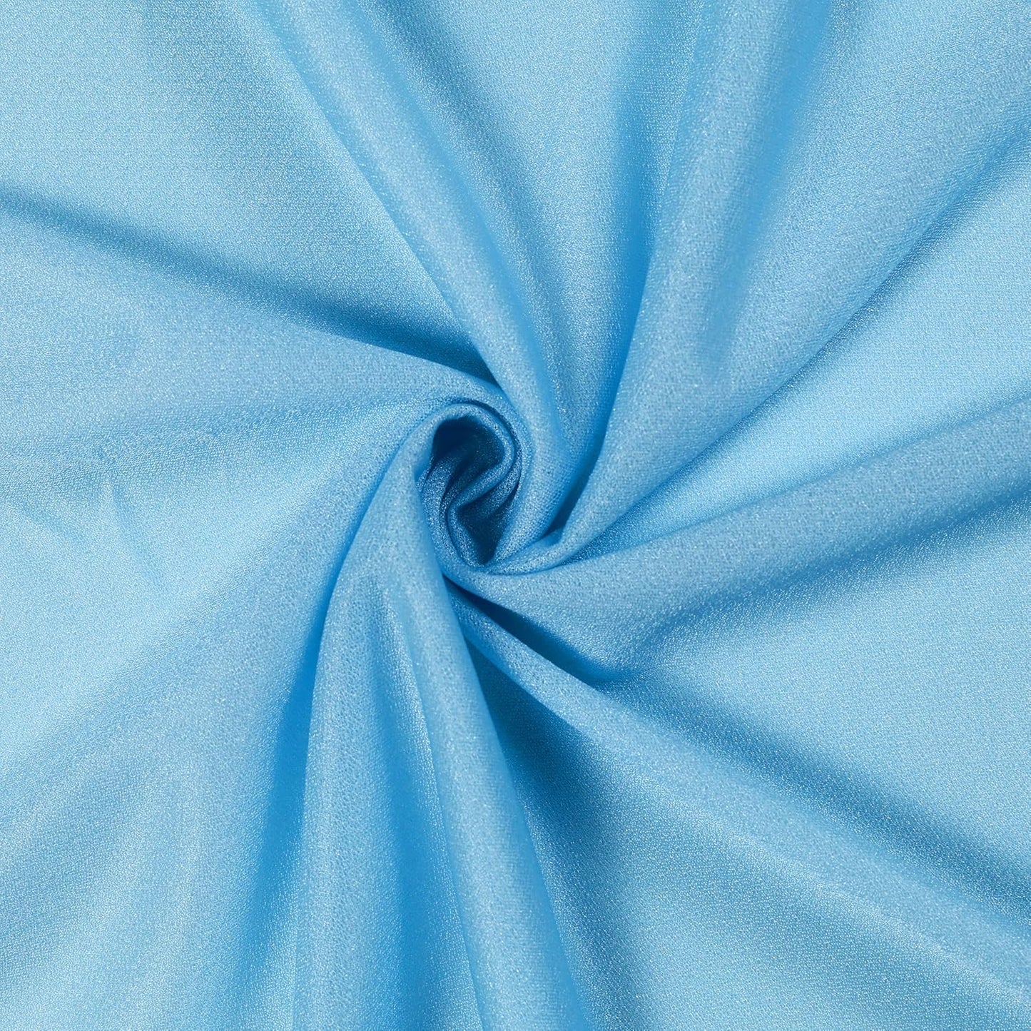 VDS Pack of 1 Panel (30 Inch X 20 Feet) Wedding Arch Draping Fabric Sheer Chiffon Fabric Drapery for Wedding Ceremony Reception Swag Backdrop Canopy Chuppah ARBO Altars Decoration (Turquoise)