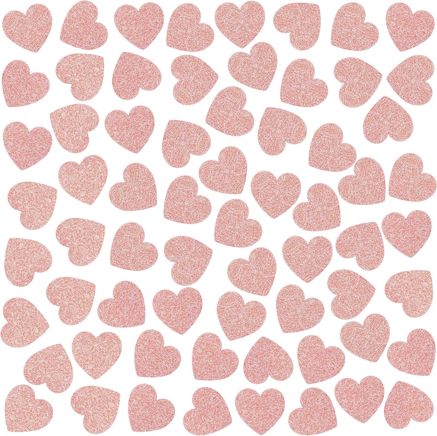 Rose Gold Heart Wedding Party Table Confetti Engagement Anniversary Valentines Day Just Married Birthday Party Sequins Sprinkles Confetti Decorations, 200pc