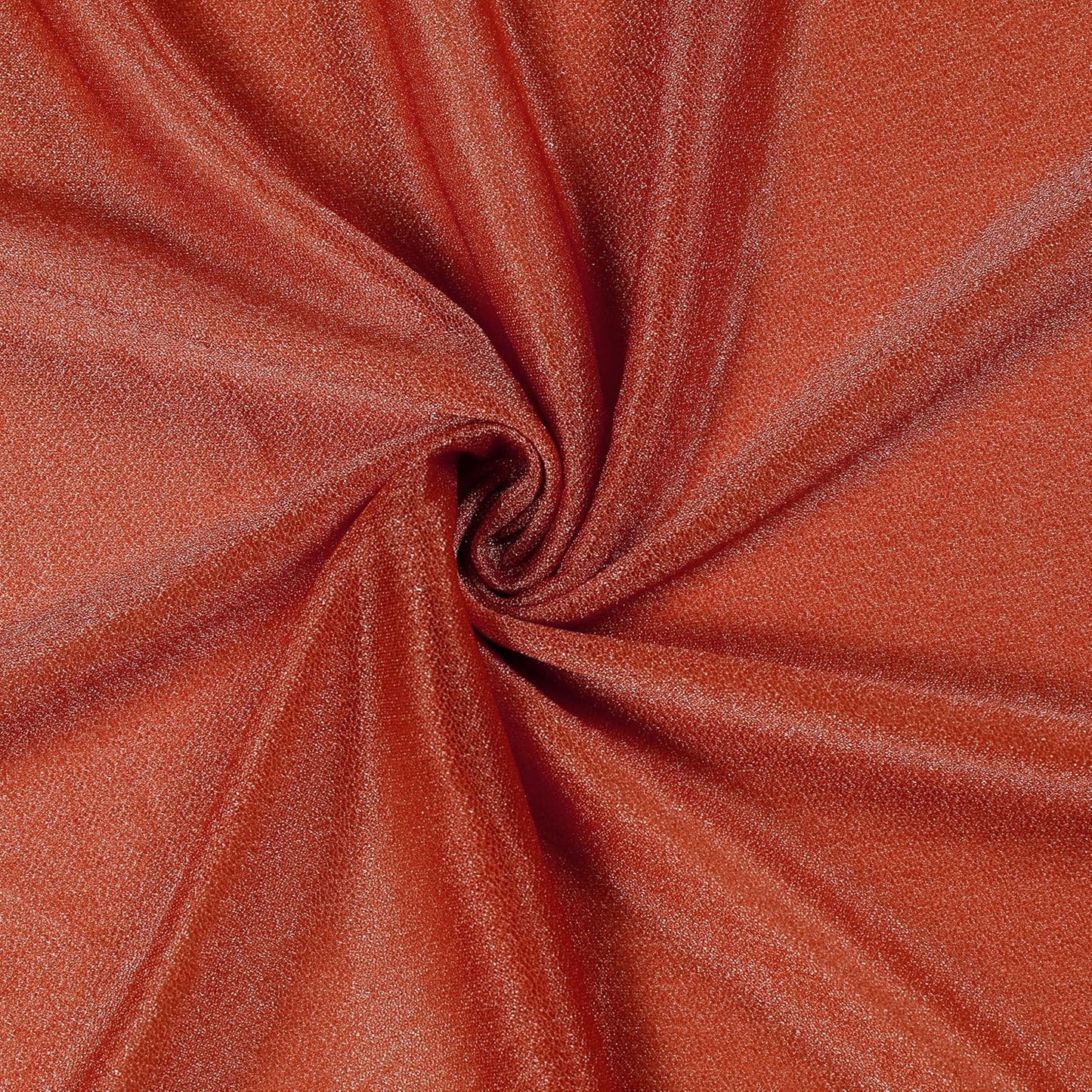 VDS Pack of 2 Panel (30 Inch X 20 Feet) Wedding Arch Draping Fabric Sheer Chiffon Fabric Drapery for Wedding Ceremony Reception Swag Backdrop Canopy Chuppah ARBO Altars Decoration (Terracotta)